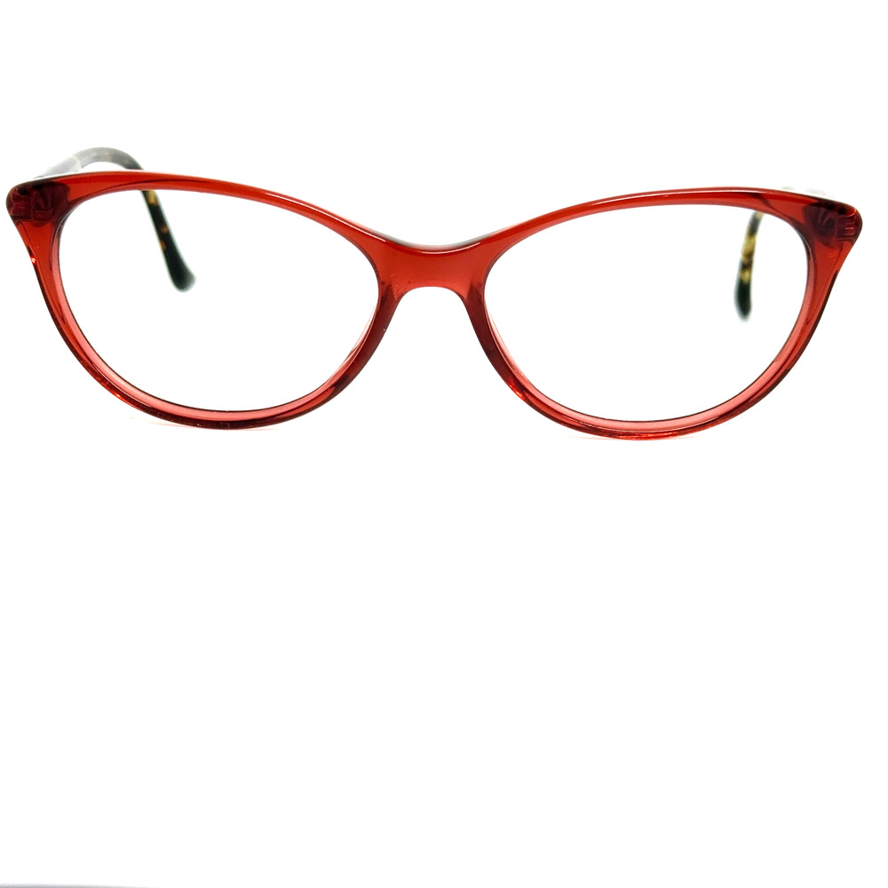 Safilo Buratto 06 C9a Eyeglasses Frames Red Full Rim Cat Eye H19711‎